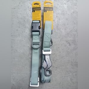 NWT • CARHARTT Field Dog Collar (LARGE) & Matching Leash (LARGE) • Seabrook